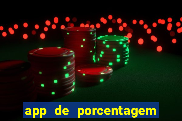 app de porcentagem de jogos slots